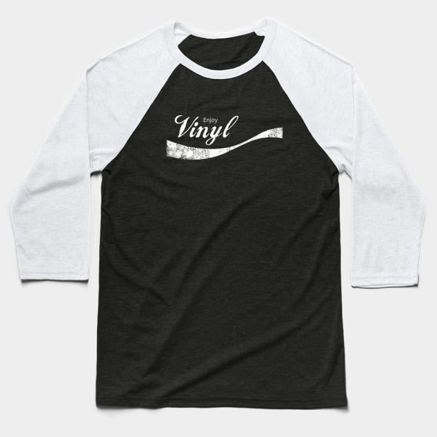 Enjoy Vinyl - Record Lovers Baseball T-Shirt by SubwayTokin